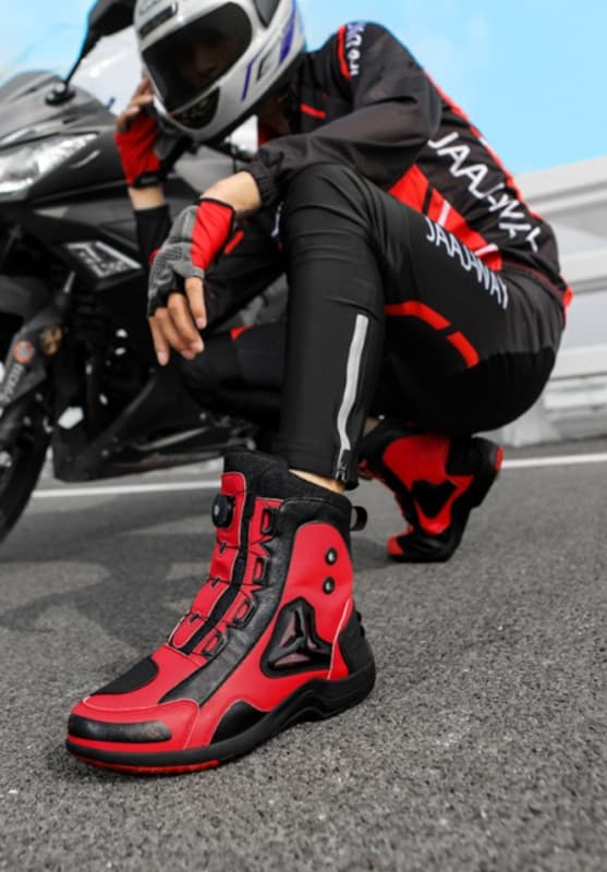 ドライビングシューズ レーシング プロテクト走行ブーツ