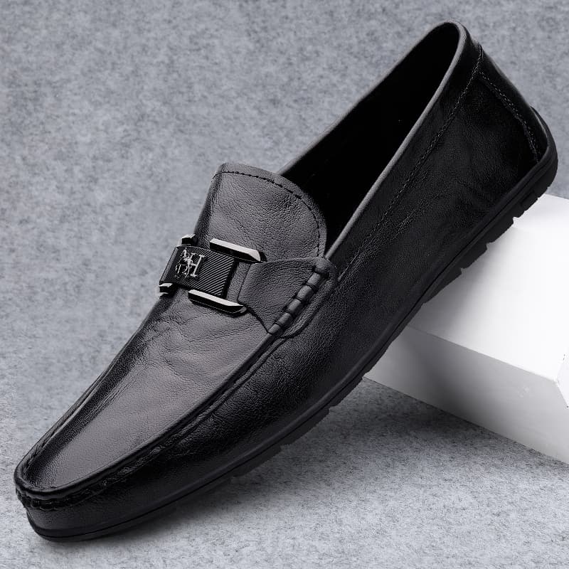 ドライビングシューズ ローファー 上質本革 軽量モカシン