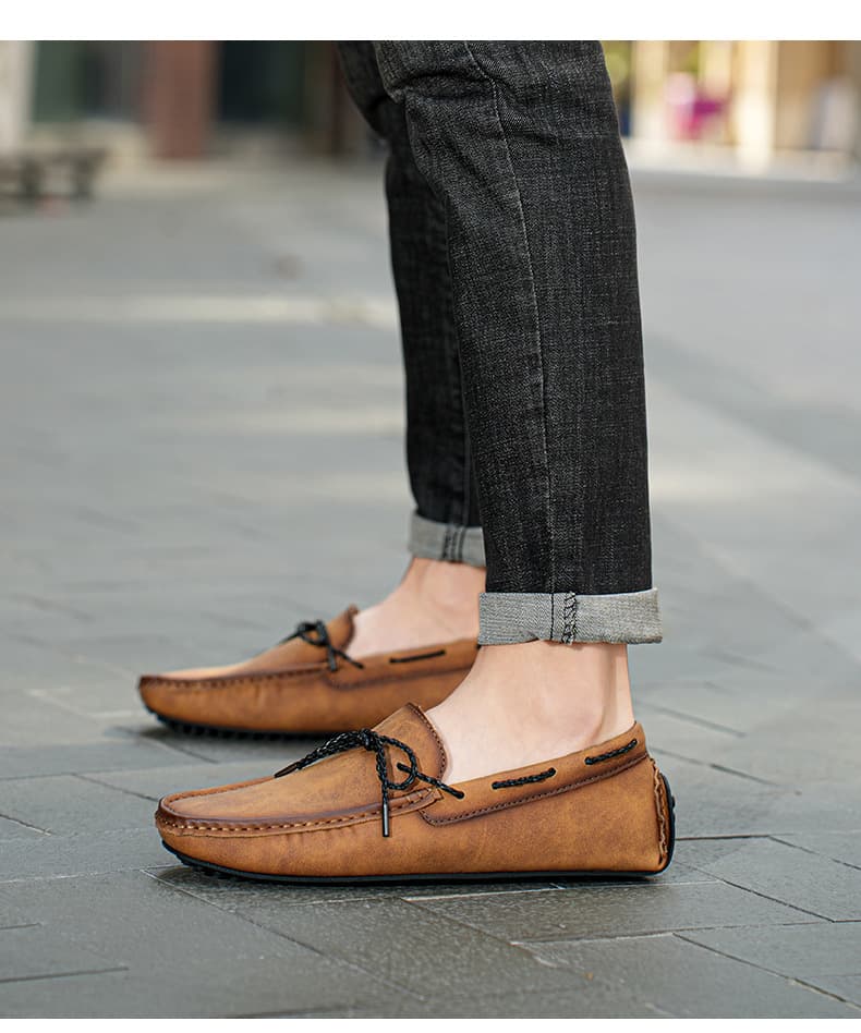 ドライビングシューズ 至福の足取りモカシンローファー
