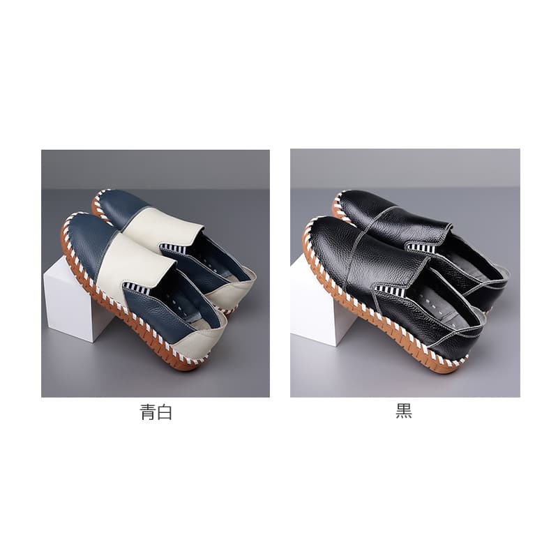 軽量メンズローファー 本革調ドライビングシューズ スリッポン