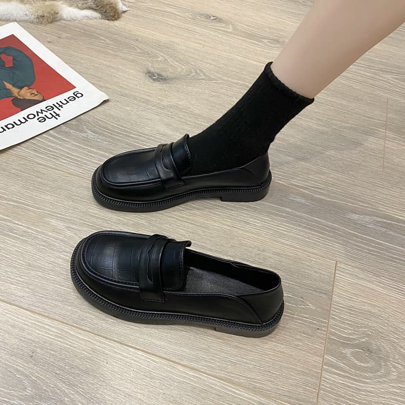 ドライビングシューズ クラシカル型押しドライビングローファー